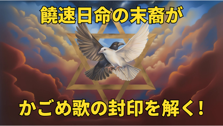 饒速日命の末裔が「かごめかごめ」の封印を解く！